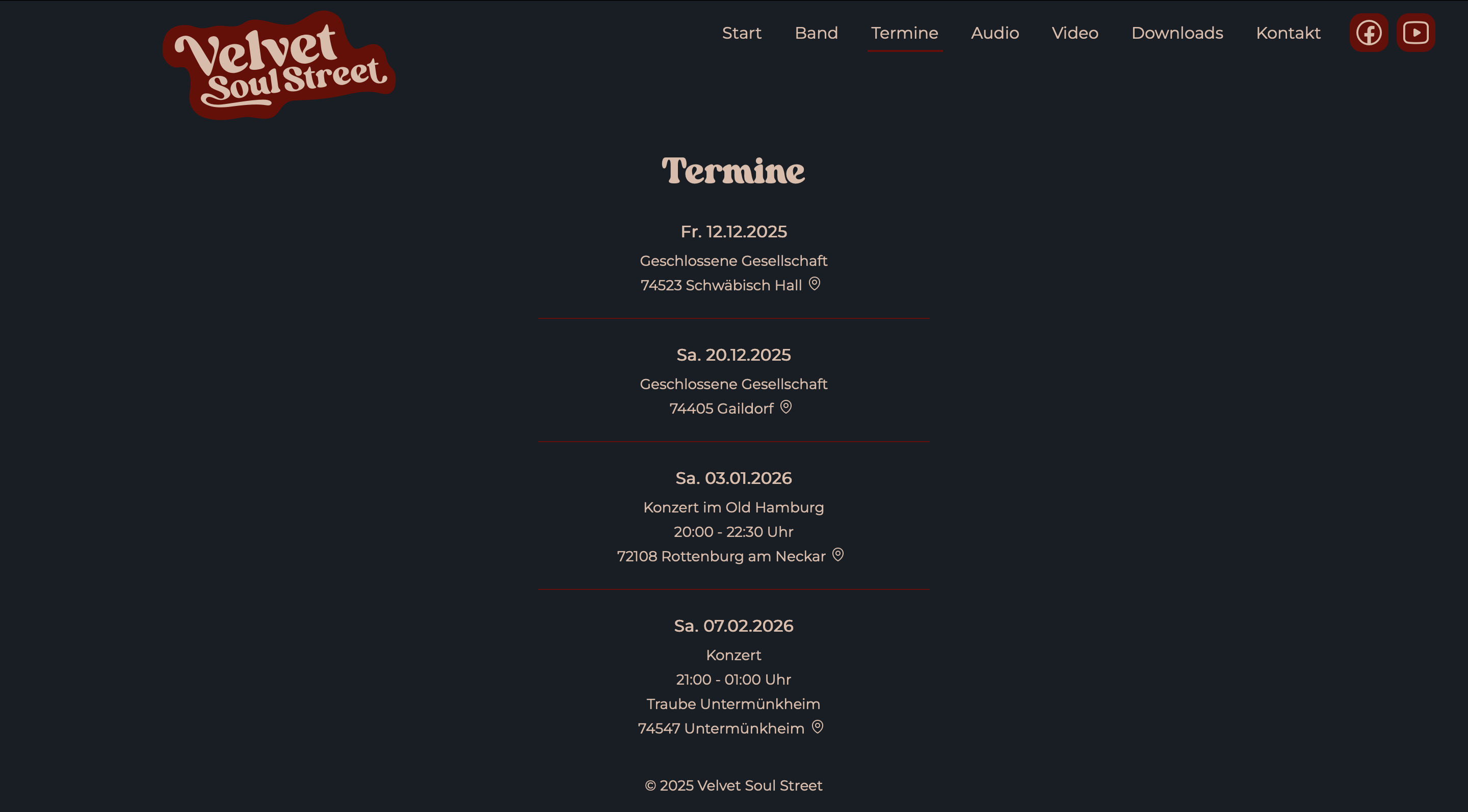 Screenshot: gigeasy Event Detailansicht